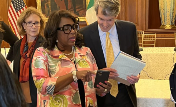 Members of the Board of Directors with Congresswoman Terri Sewell