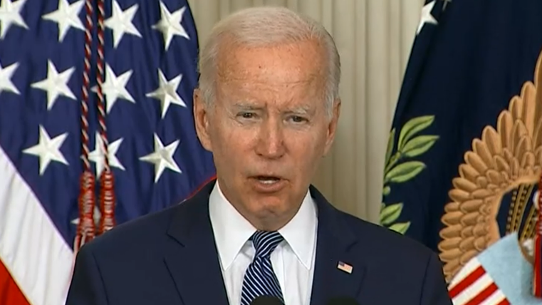 Biden at signing of Inflation Reduction Act (IRA). Source: CSPAN