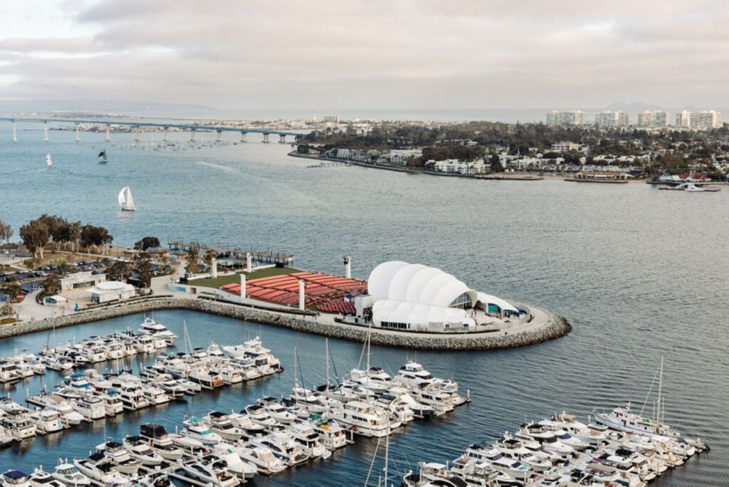 View from Marriott Marquis San Diego CA