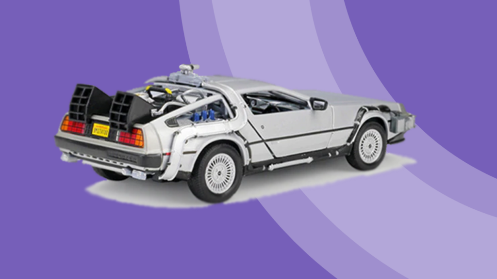 Back to the Future Car Graphic