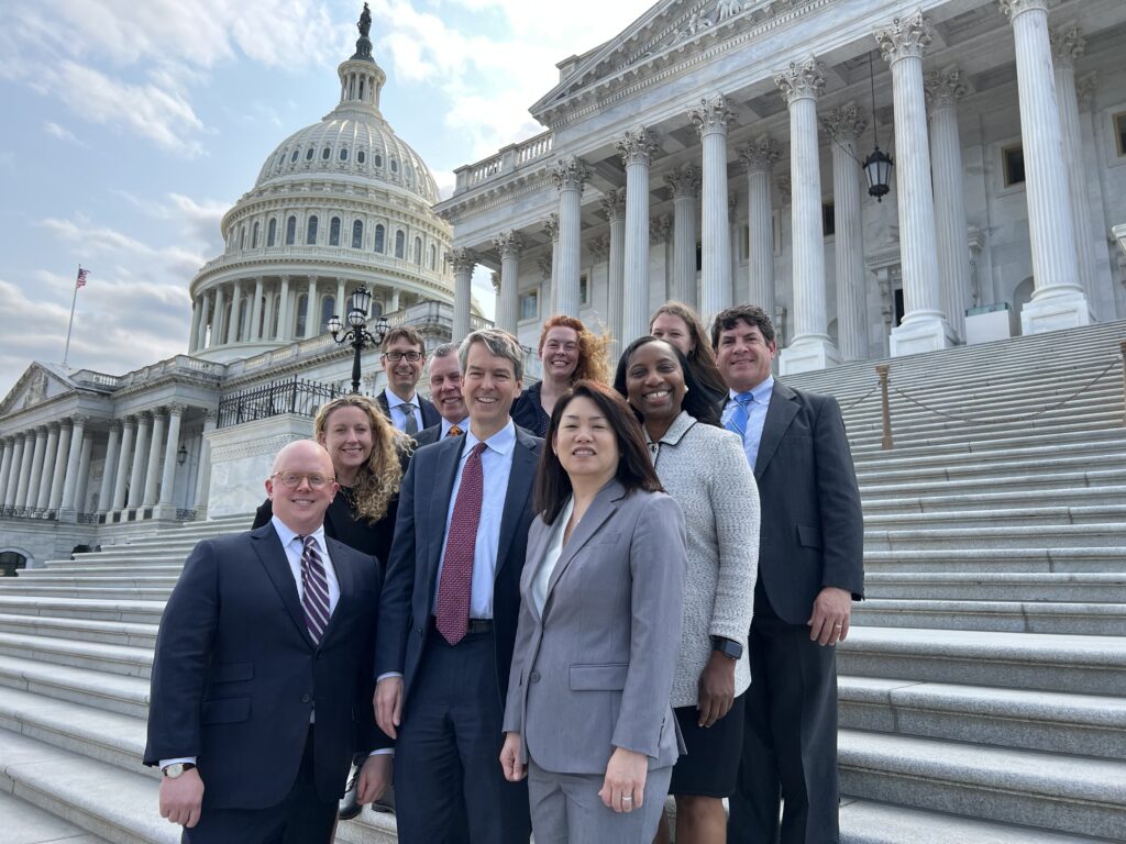 Members of the 2023 NABL Board of Directors on the east steps of the U.S. Capitol Building in Washington, D.C. on May 18, 2023.